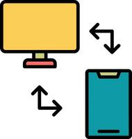 File Transfer Vector Icon