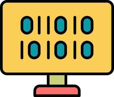 Binary Code Vector Icon