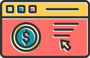 Pay Per Click Vector Icon