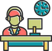 Business Hours Vector Icon