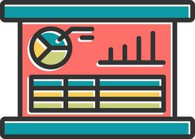 Data Presentation Vector Icon