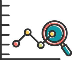 Predictive Analysis Vector Icon