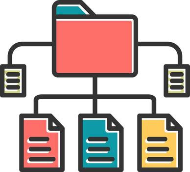 Data Structure Vector Icon