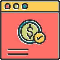 Online Payment Vector Icon