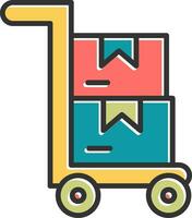 Trolley Vector Icon