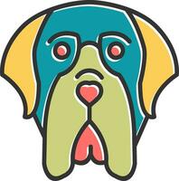 English Mastiff Vector Icon