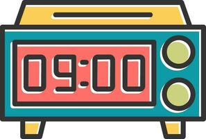 Digital Clock Vector Icon