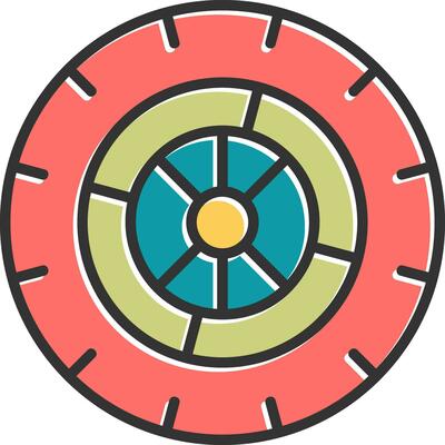 Wheel Vector Icon