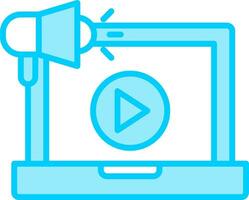 Video Marketing Vector Icon