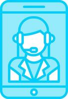 Customer Service Agent Vector Icon