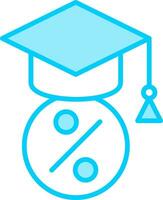 Graduated Vector Icon