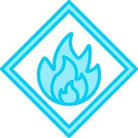 Flammable Vector Icon