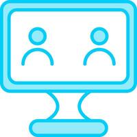 Video Conference Vector Icon