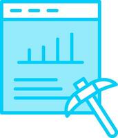 Data Mining Vector Icon