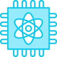 Quantum Computing Vector Icon
