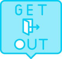 Get Out Vector Icon