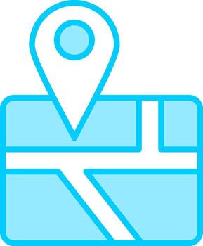 icono de vector de mapa