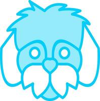 shih tzu vector icono