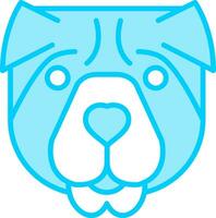 Shar Pei Vector Icon