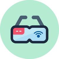 Smart Glasses Vector Icon