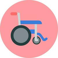 Wheel Chair Vector Icon