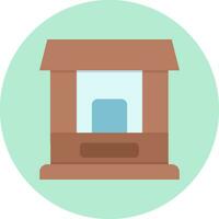 Ticket Window Vector Icon
