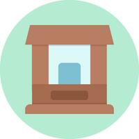 Ticket Window Vector Icon