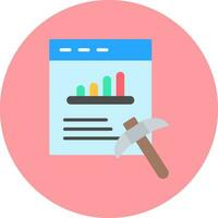 Data Mining Vector Icon