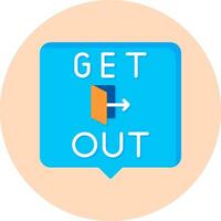 Get Out Vector Icon