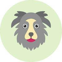 Border Collie Vector Icon