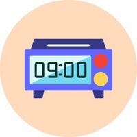 icono de vector de reloj digital