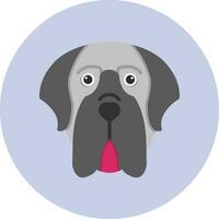 English Mastiff Vector Icon