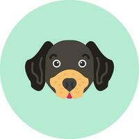 Rottweiler vector icono