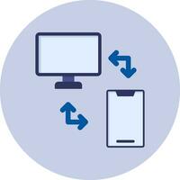 File Transfer Vector Icon