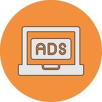 Ads Vector Icon