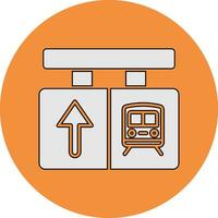 Departure Vector Icon