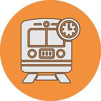 Train Times Vector Icon