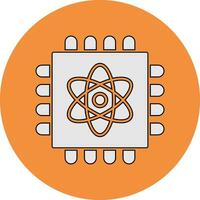 Quantum Computing Vector Icon