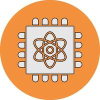 Quantum Computing Vector Icon