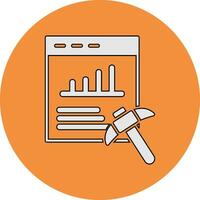 Data Mining Vector Icon