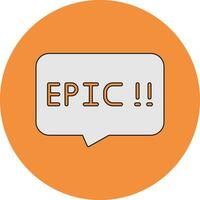 Epic Vector Icon