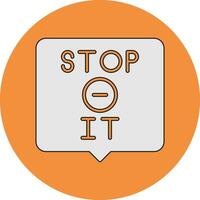 Stop It Vector Icon