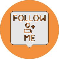 Follow Me Vector Icon