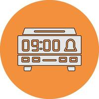 Digital Clock Vector Icon