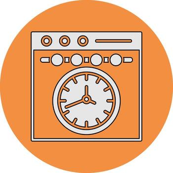 icono de vector de tiempo
