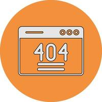 404 Error Vector Icon