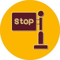 Stop Vector Icon