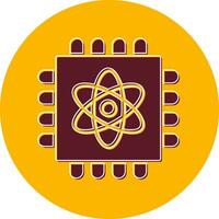 Quantum Computing Vector Icon