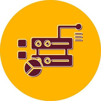 icono de vector de base de datos