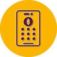 Banking Pin Code Vector Icon